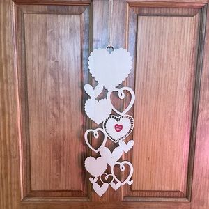 Wood cut out hanging decor